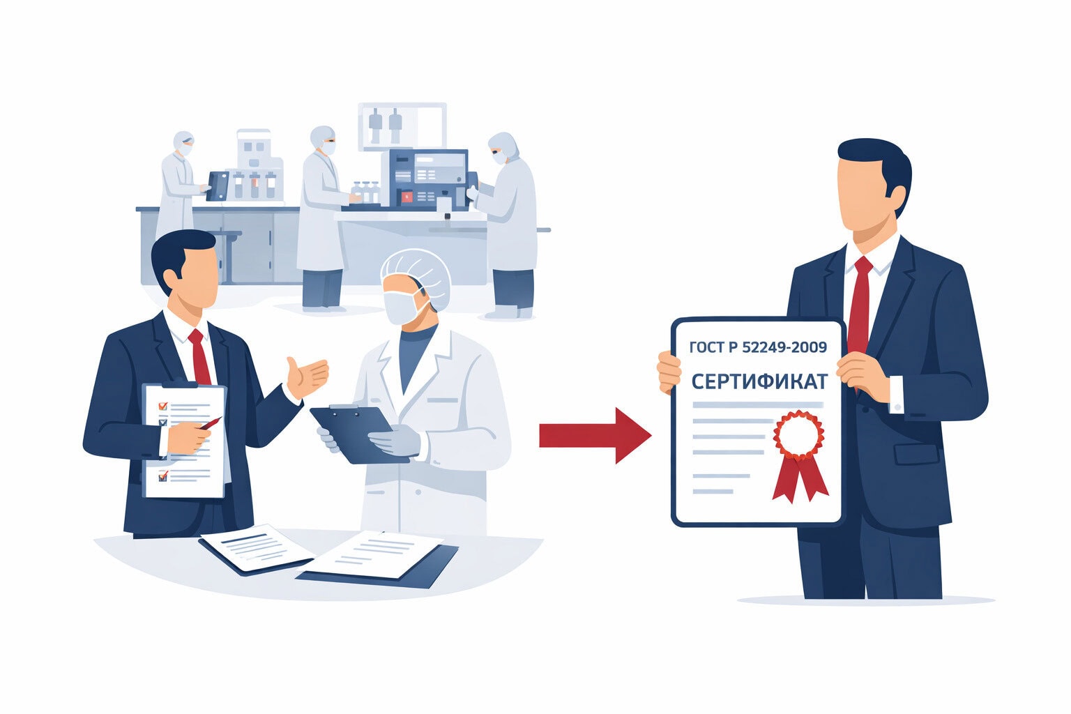 Процедура сертификации ГОСТ Р 52249-2009 в Евпатории