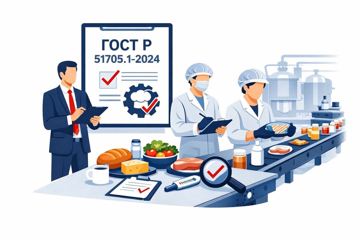 Оформление ГОСТ Р 51705.1 2024 ХАССП в Евпатории